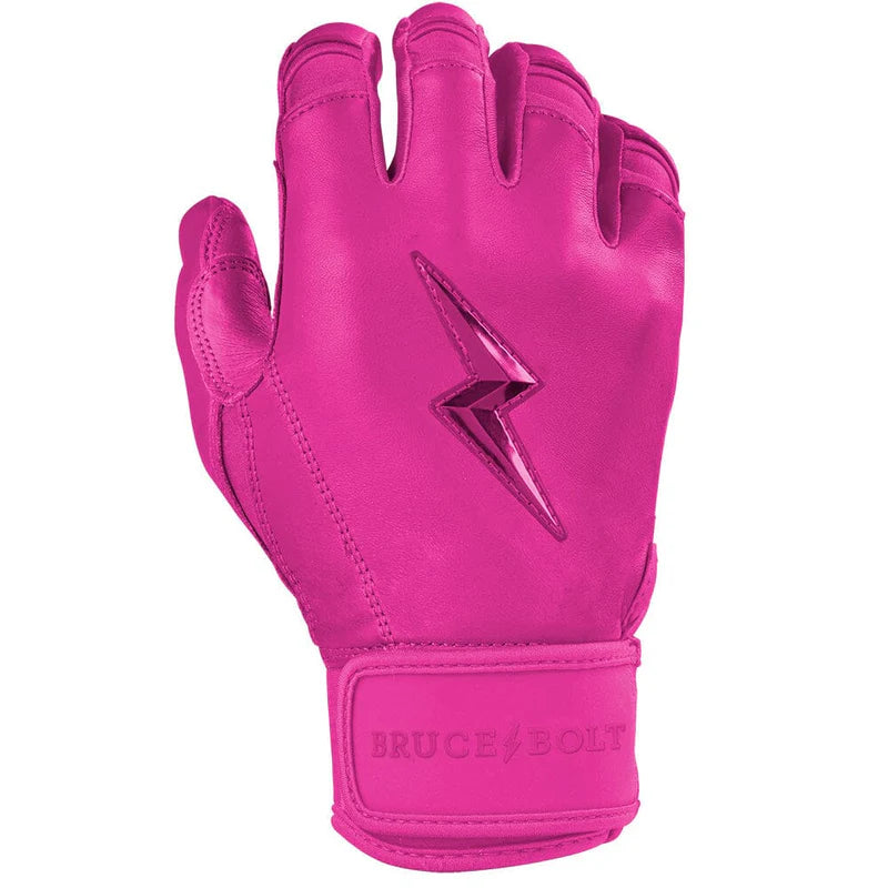 2026 Bruce Bolt Max Clark Signature Series Short Cuff Batting Gloves BB-SCBG-MAX25-Youth Pink