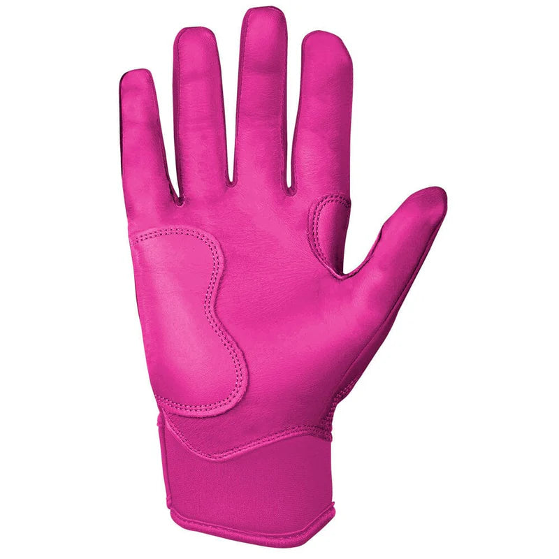 2026 Bruce Bolt Max Clark Signature Series Short Cuff Batting Gloves BB-SCBG-MAX25-Youth Pink