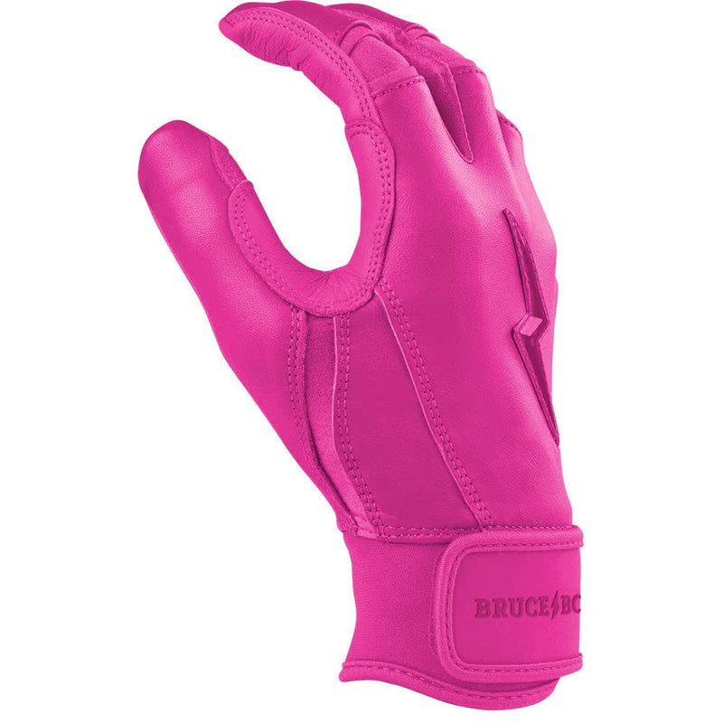 2026 Bruce Bolt Max Clark Signature Series Short Cuff Batting Gloves BB-SCBG-MAX25-Youth Pink