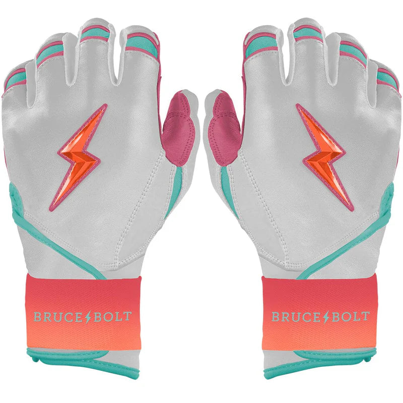 2026 Bruce Bolt Creator Series Long Cuff Batting Gloves-Youth-LCBG-SUN