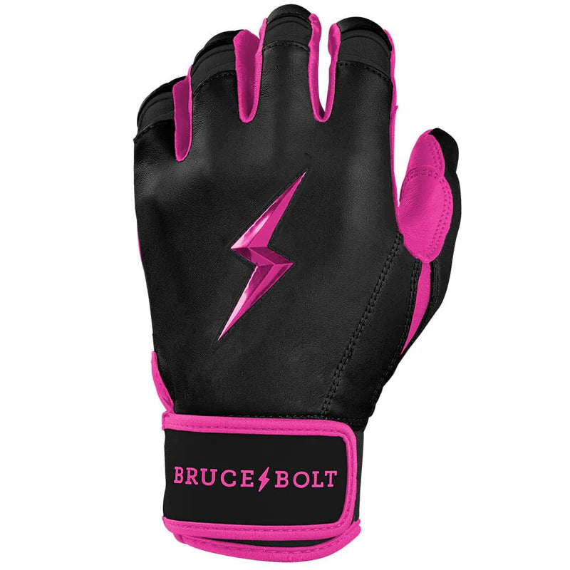2026 Bruce Bolt Creator Series Short Cuff Batting Gloves BB-SCBG-HTPNK - Youth - Hot Pink