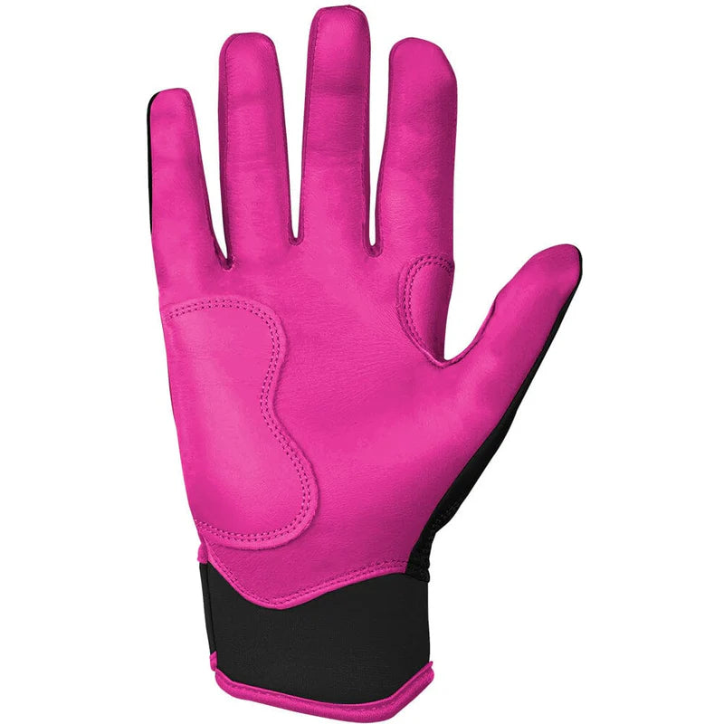 2026 Bruce Bolt Creator Series Short Cuff Batting Gloves BB-SCBG-HTPNK - Youth - Hot Pink