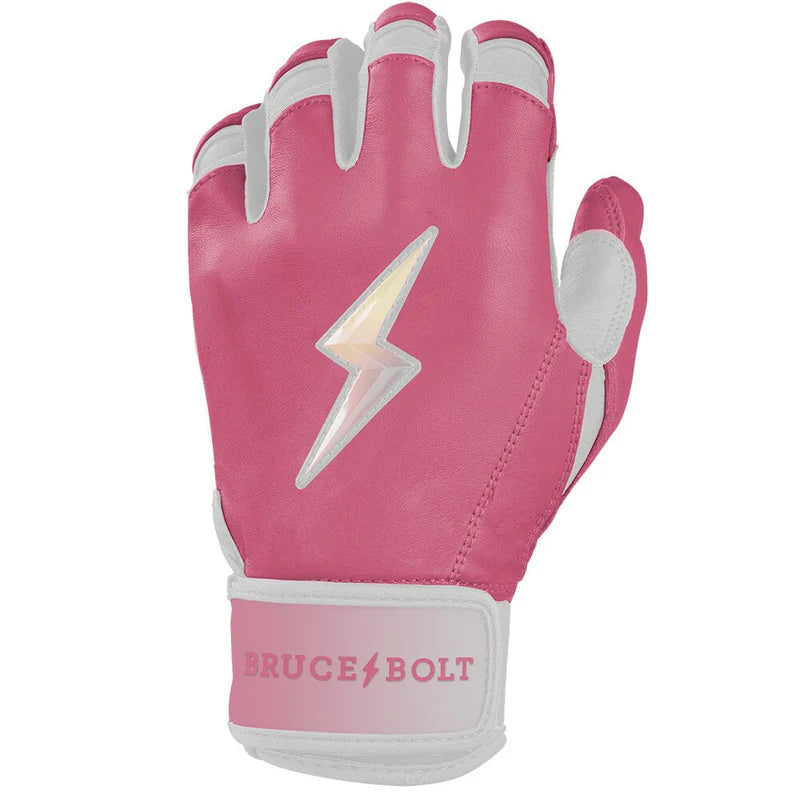 2026 Bruce Bolt Creator Series Short Cuff Batting Gloves-Youth- Dusty Pink