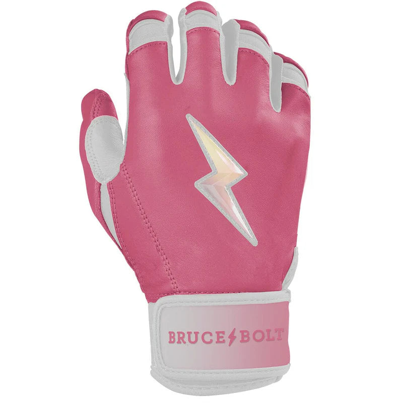2026 Bruce Bolt Creator Series Short Cuff Batting Gloves-Youth- Dusty Pink