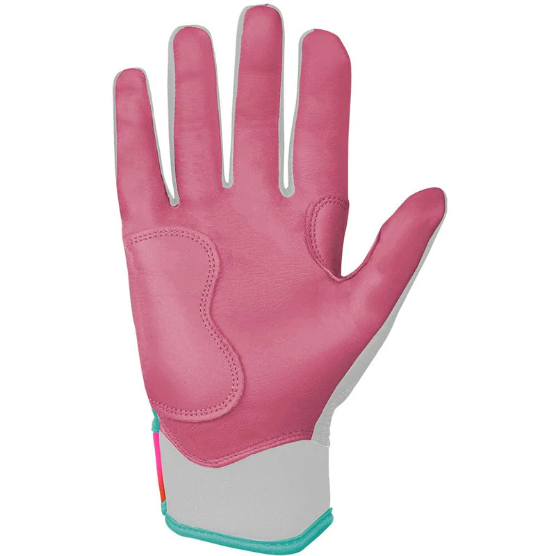 2026 Bruce Bolt Creator Series Short Cuff Batting Gloves-Youth- Sunrise