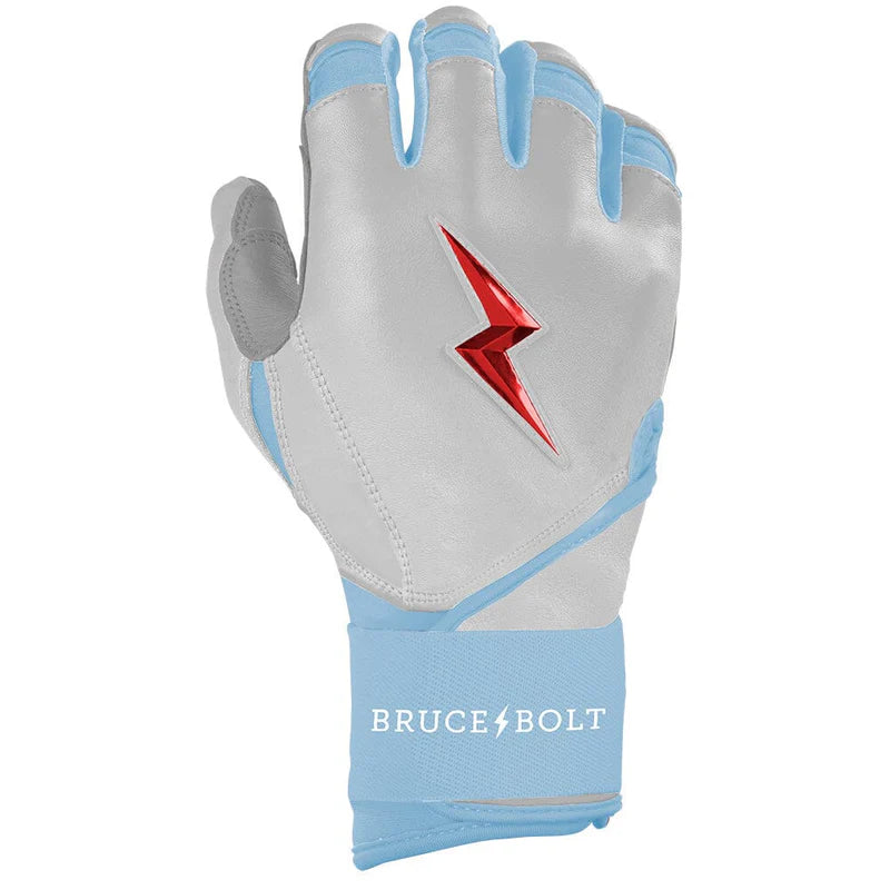 2026 Bruce Bolt Ian Happ Signature Series Long Cuff Batting Gloves BB-LCBG-HAP - Youth - White