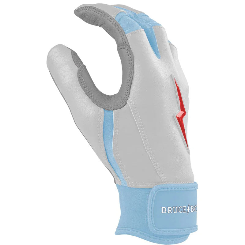 2026 Bruce Bolt Ian Happ Signature Series Short Cuff Batting Gloves BB-SCBG-HAP- Youth - White