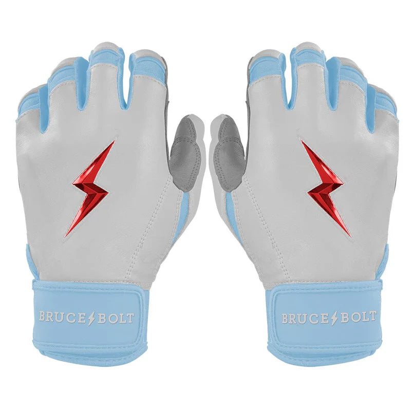 2026 Bruce Bolt Ian Happ Signature Series Short Cuff Batting Gloves BB-SCBG-HAP- Youth - White