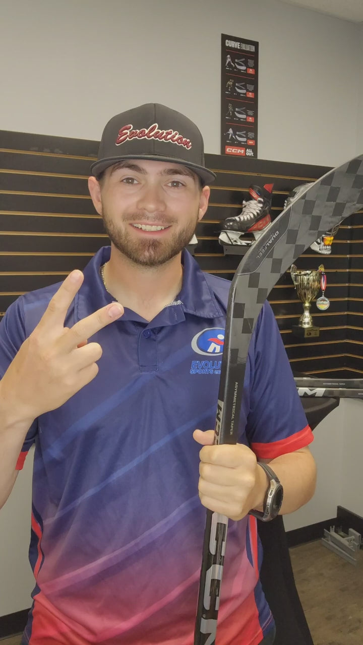 Load video: CCM Ribcor Trigger 8 Pro Hockey Stick - Senior