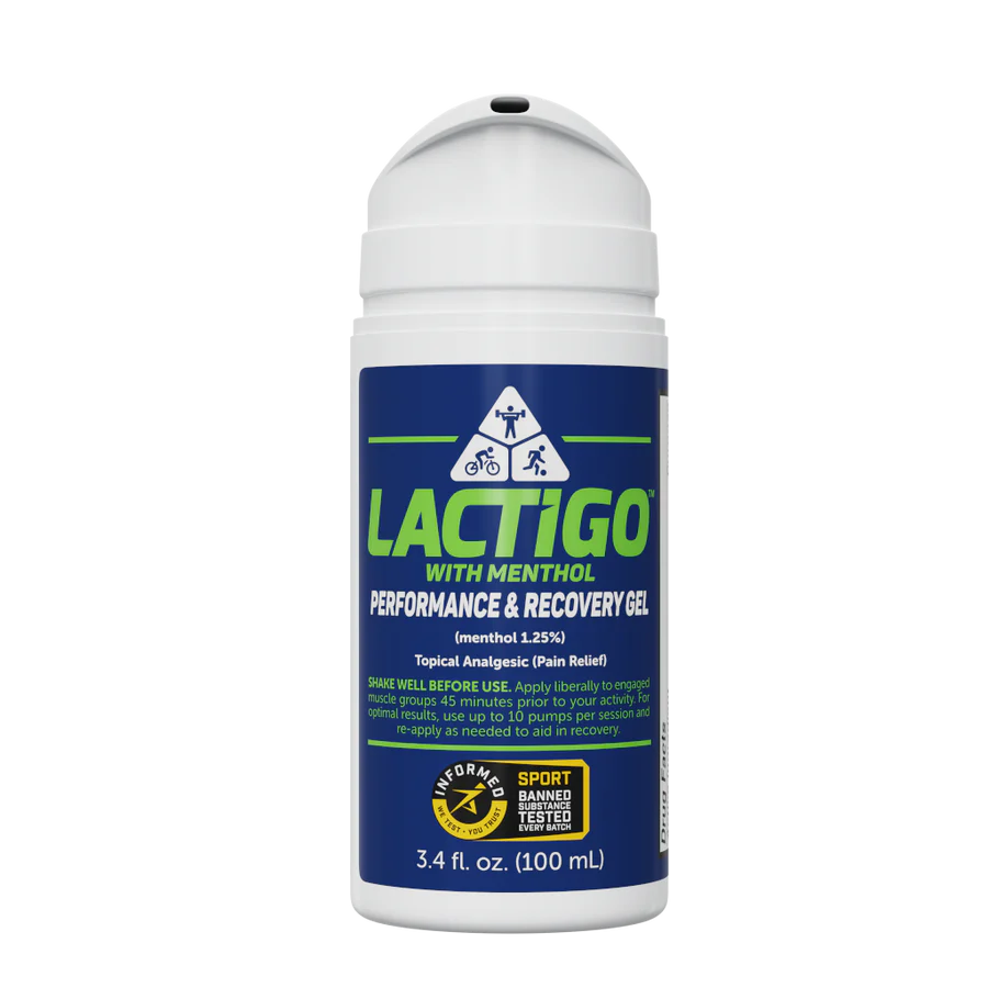 2024 Lactigo Sports Recovery Gel - Menthol - 100 ml