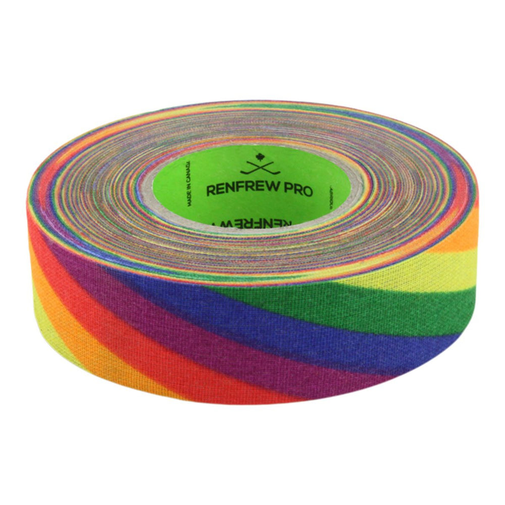 Ruban adhésif en tissu Renfrew 2025 arc-en-ciel 24 mm x 18 mm 