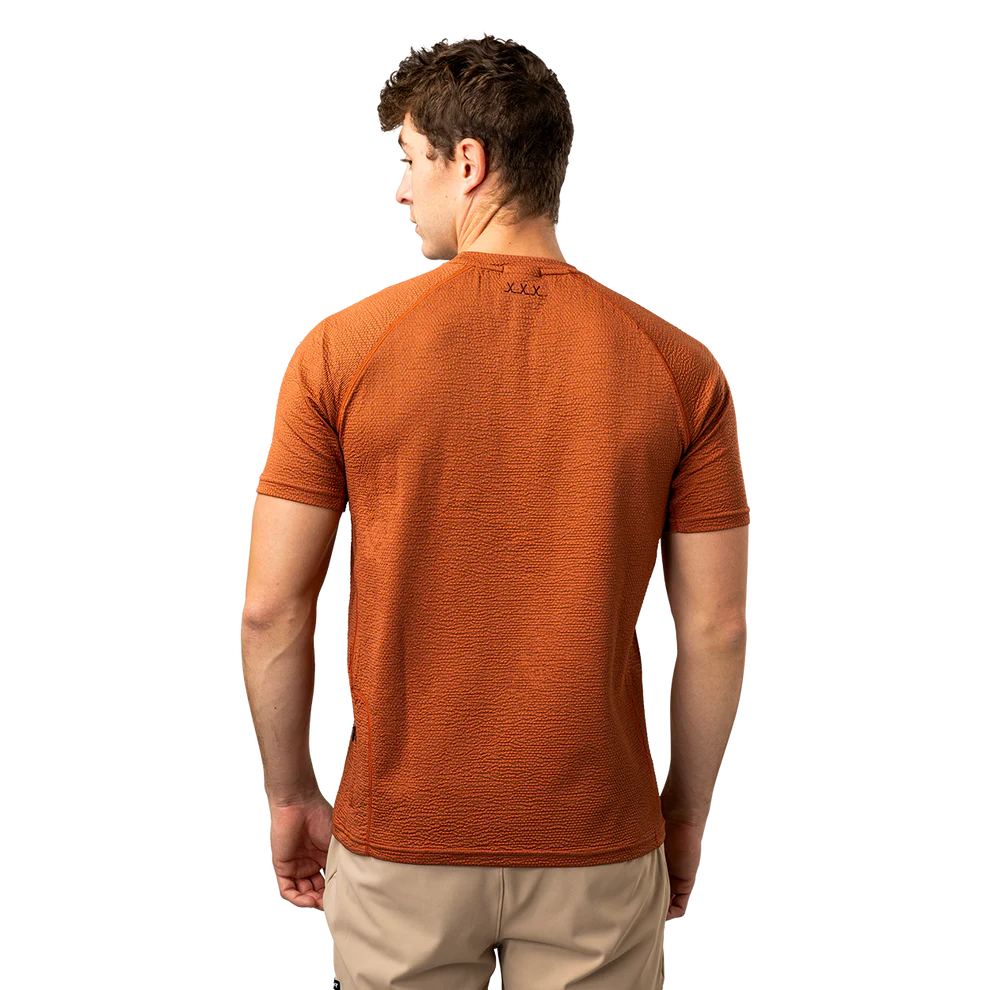 2024 Bauer Fleece Textured Tech Short Sleeve Tee Shirt - Senior