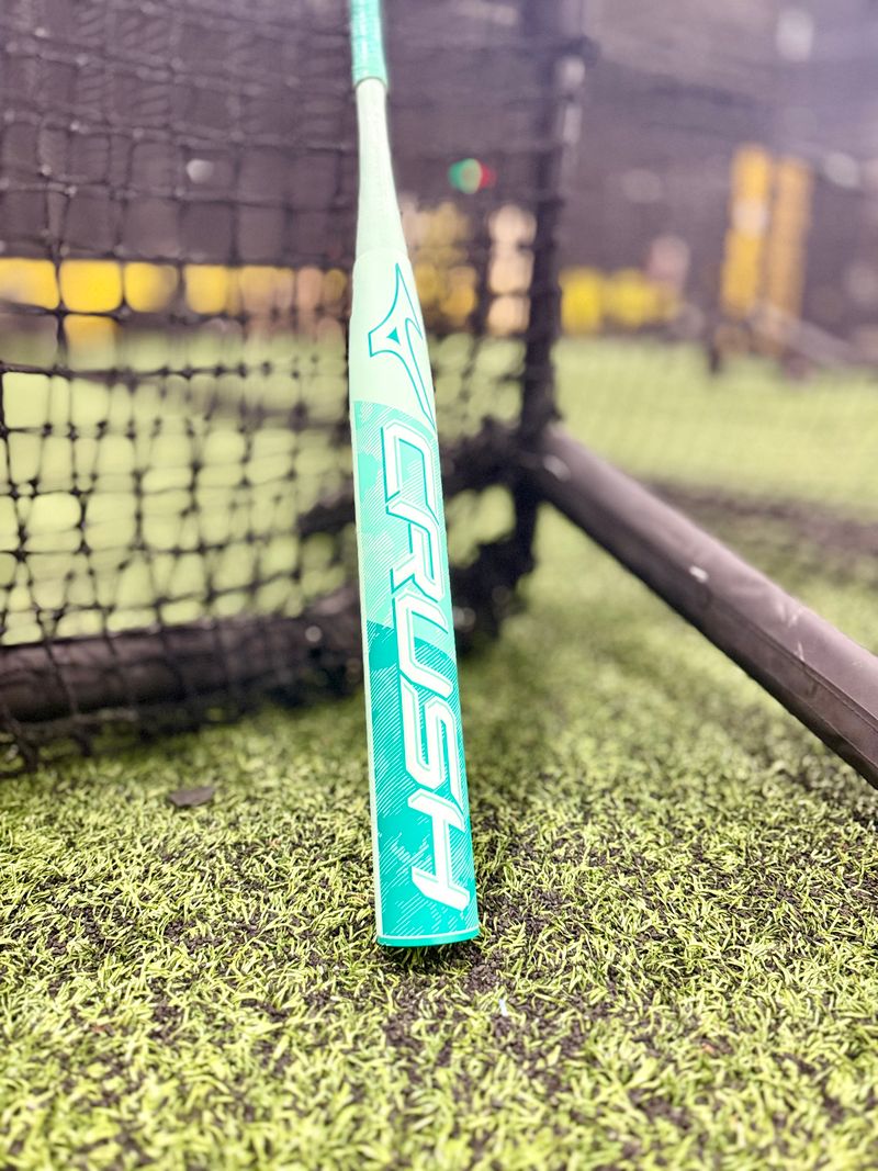 2026 Mizuno Andy Purcell Crush 2 Piece 13" End Load (0.5 oz) Slo-Pitch Bat 340722.4D4D