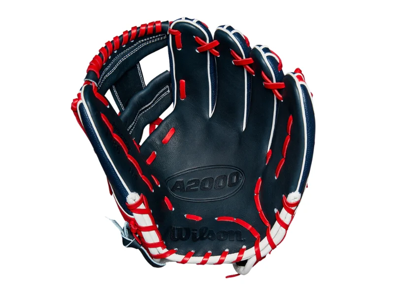 BB GLOVE WILSON A2000 GOTM JULY 1786 11.5&#39;&#39; (Navy-Navy-SS Red) BS24