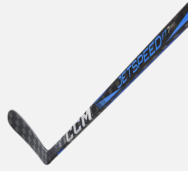 CCM Jetspeed FT7 Pro Custom Blue Hockey Stick - Intermediate