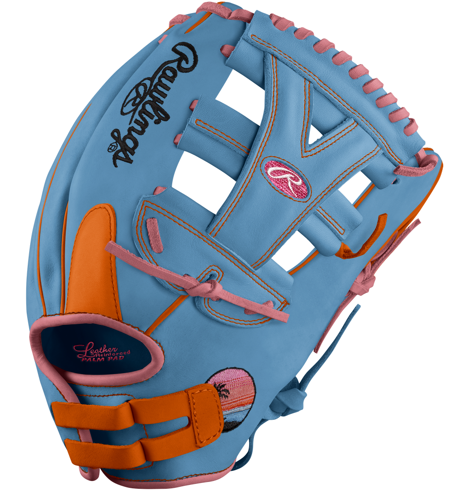 2025 Rawlings Heart of the Hide 13" Evolution Exclusive "Miami Dawn" Outfield Softball Glove PRO130SB - Right Hand Throw