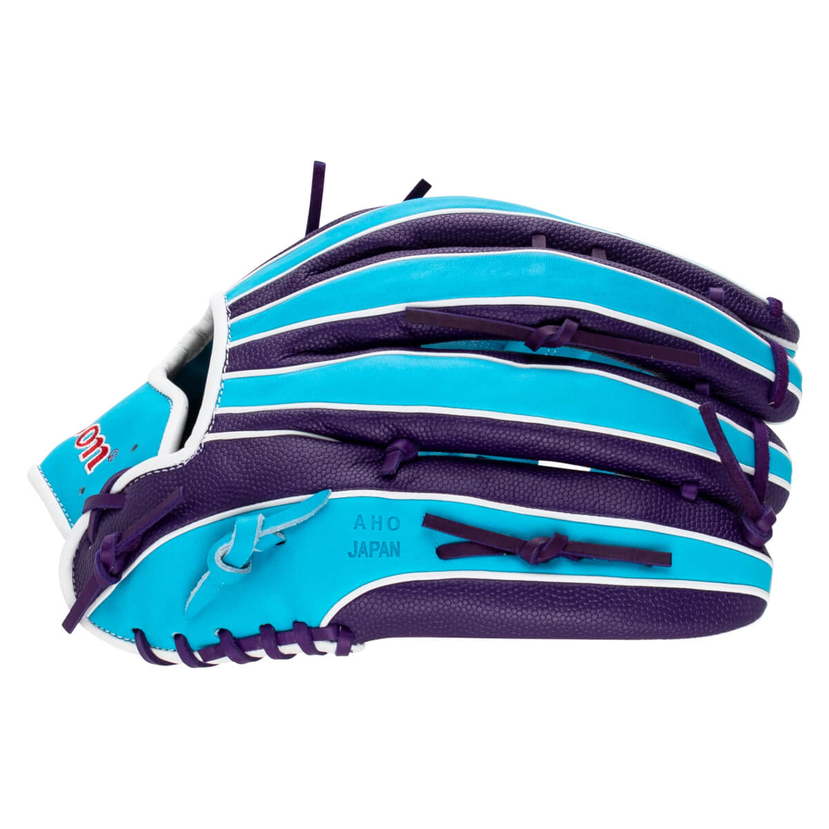 2026 Wilson A2K 1810SS 12.75" Outfield Baseball Glove - Purple / Tropic / White