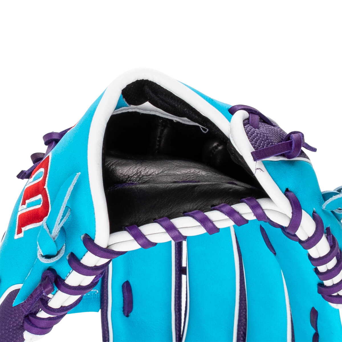 2026 Wilson A2K 1810SS 12.75" Outfield Baseball Glove - Purple / Tropic / White