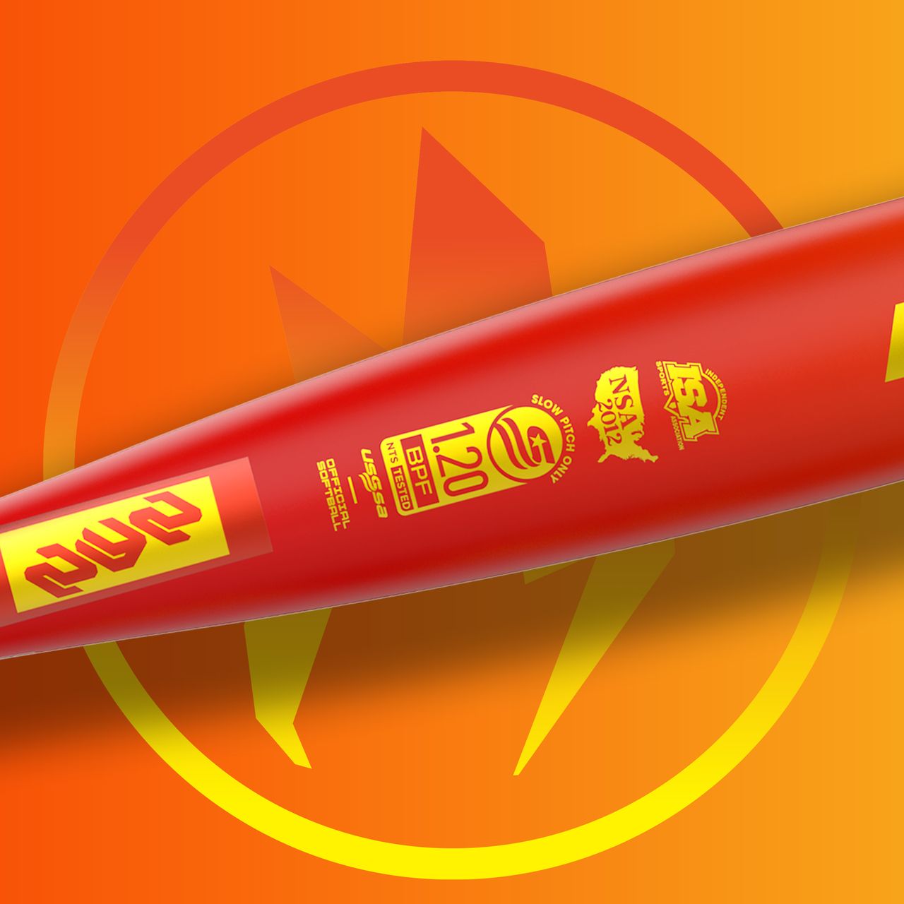 2026 Easton Hype Fire 1 Piece 13" Loaded (0.5 oz) Slo-Pitch Bat ESU6HF1L