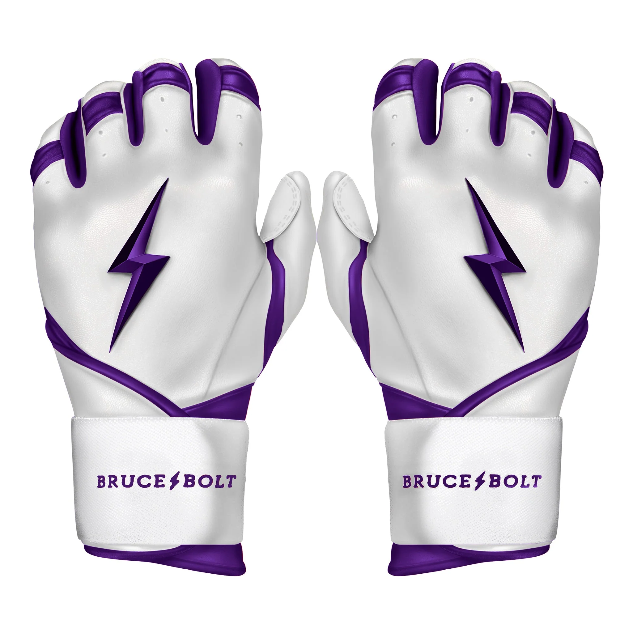 2024 Bruce Bolt Pro Chrome Long Cuff Batting Gloves