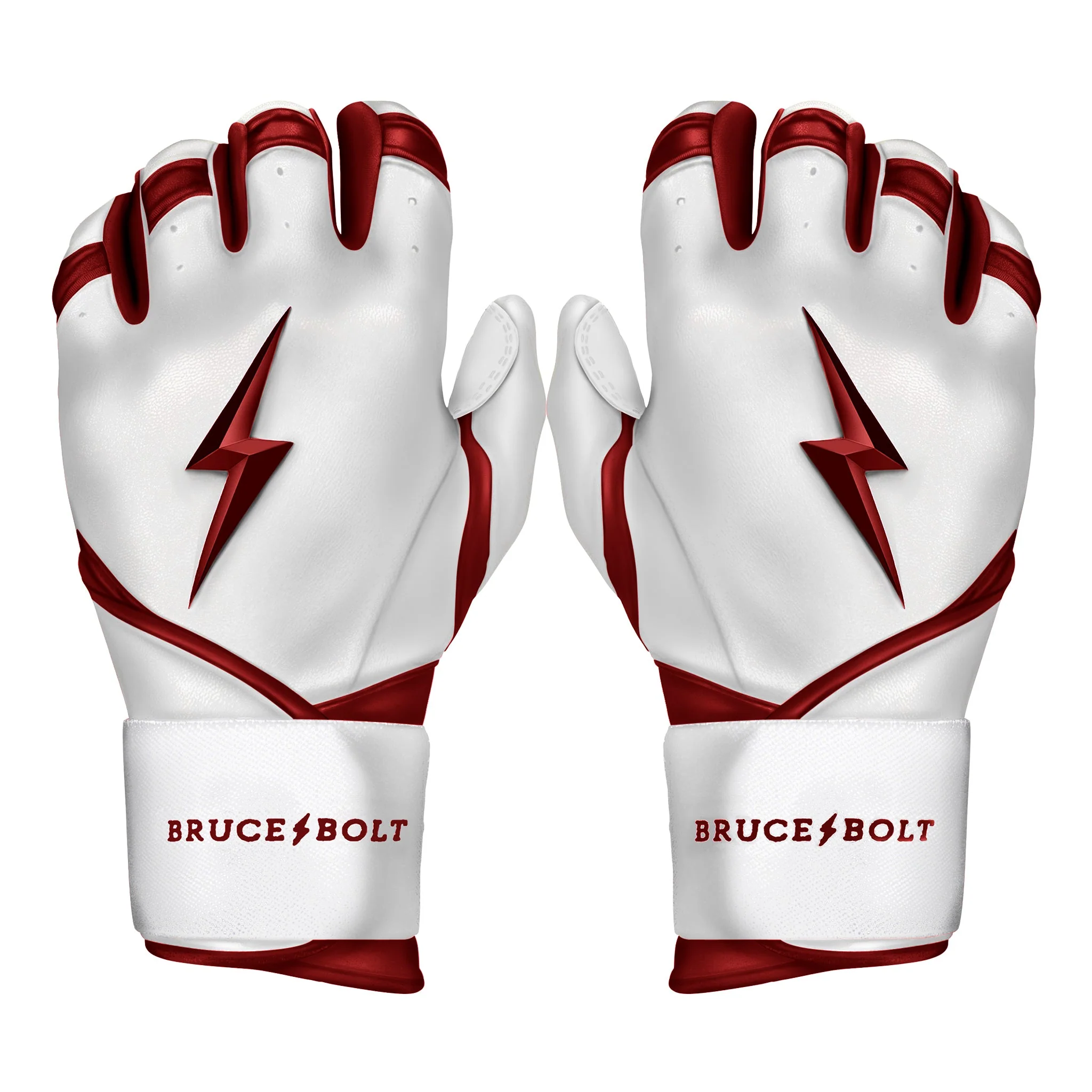 2024 Bruce Bolt Pro Chrome Long Cuff Batting Gloves