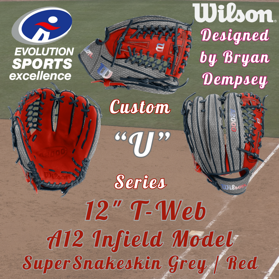 BB GLOVE WILSON CUSTOM &quot;U&quot; SERIES A2000 A12 12&#39;&#39; BS24