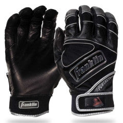 Franklin Powerstrap Chrome Adult Batting Gloves