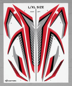 EASTON Hellcat Helmet DECAL KIT BS23