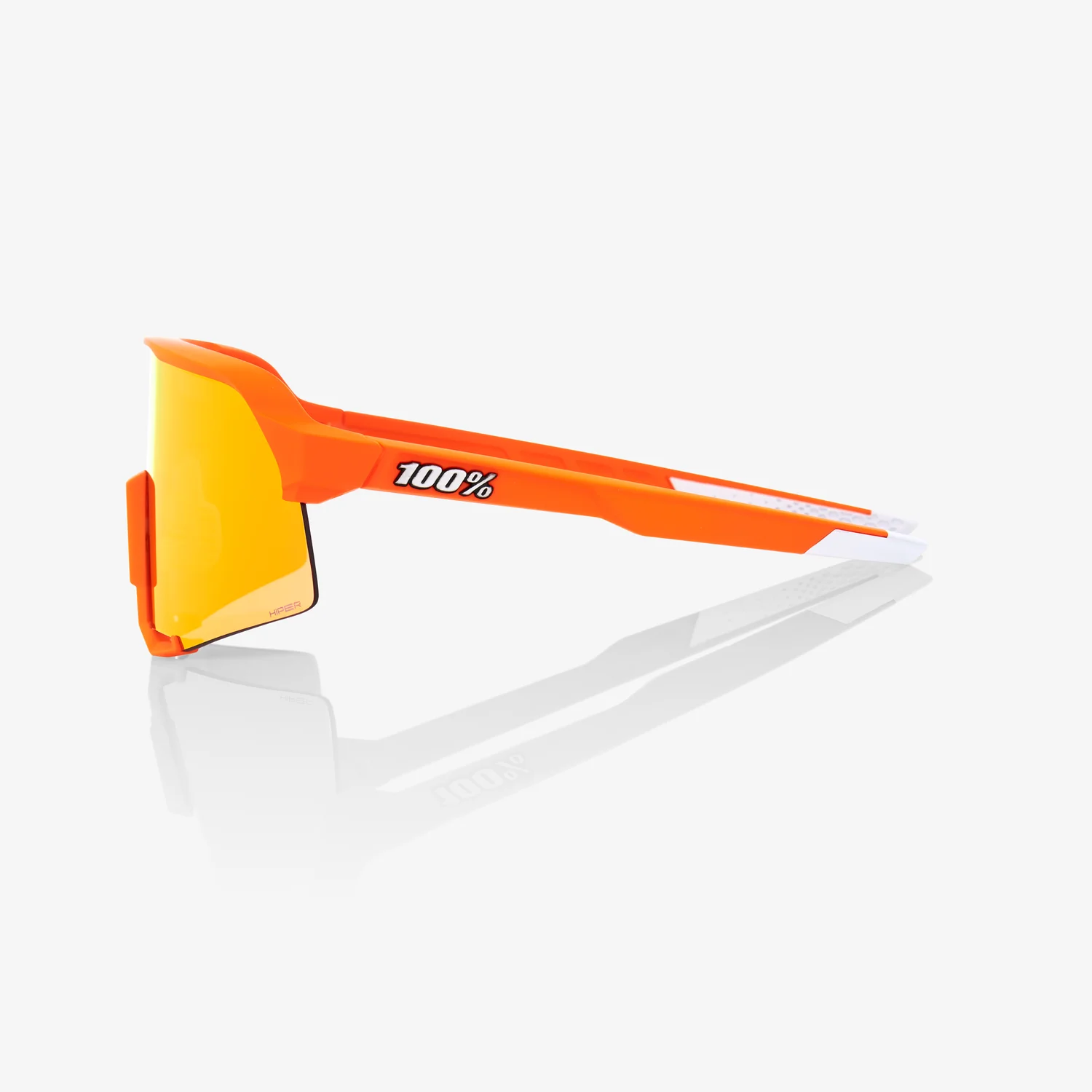 SUNGLASSES 100% S3 SOFT TACT NEON OR   BS23