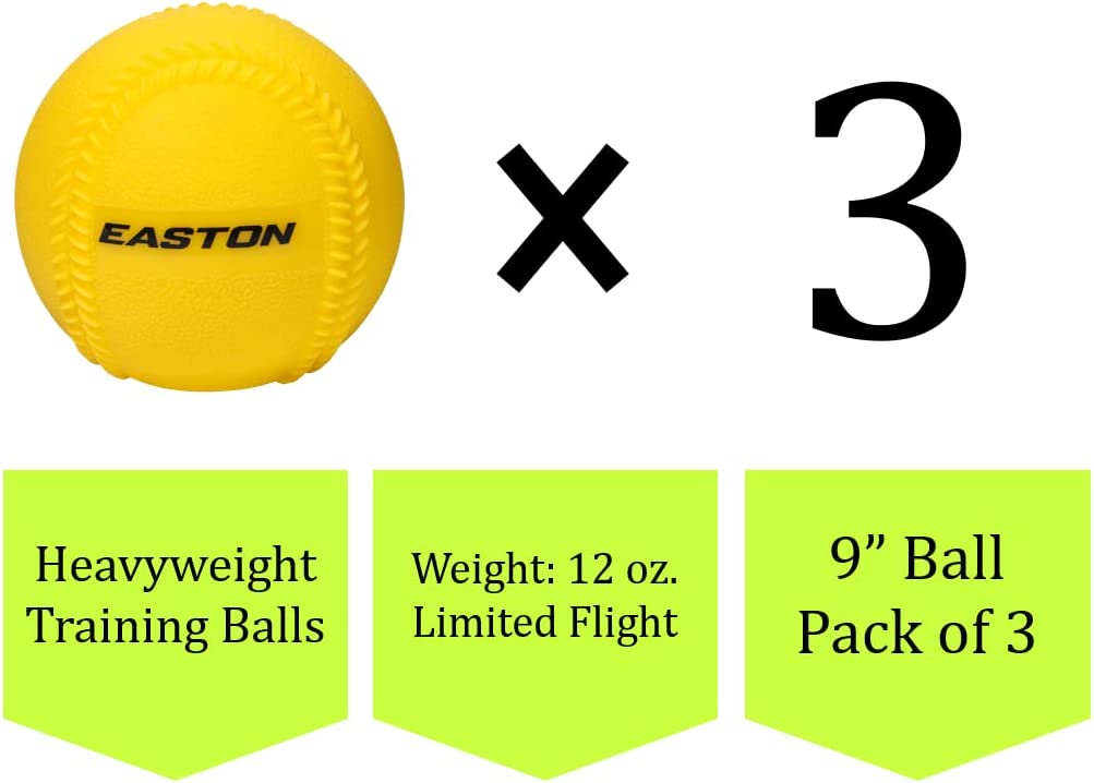 EASTON HEAVYWEIGHT TRAINING BALLS 9" (3 PACK)- BS24