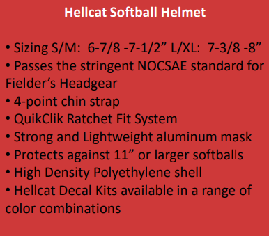 EASTON HELLCAT Slo-Pitch Helmet BS24