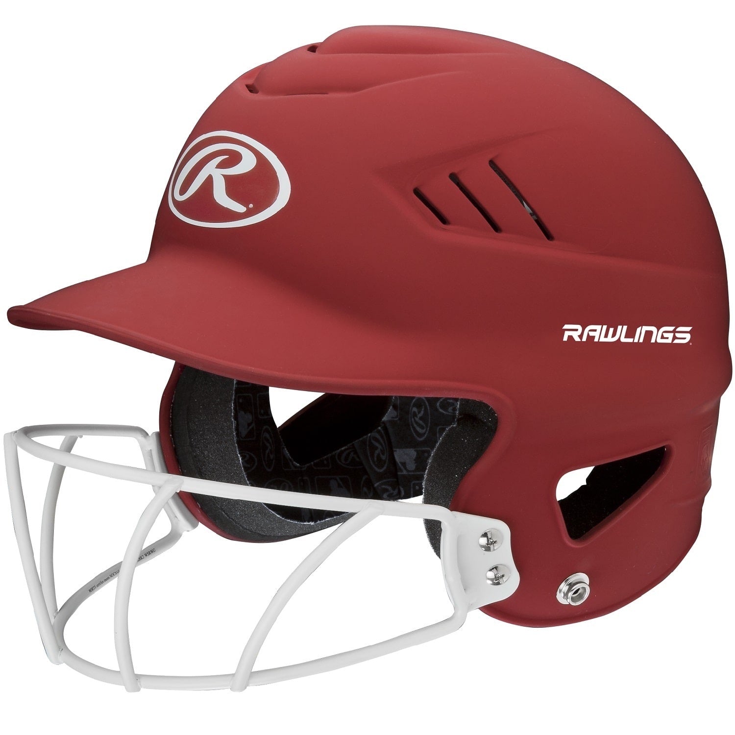 BAT HELMET RAWLINGS  COOLFLO W/ FACEGUARD- RCFHLFG- BS24