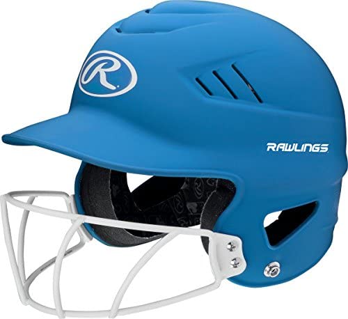 BAT HELMET RAWLINGS  COOLFLO W/ FACEGUARD- RCFHLFG- BS24