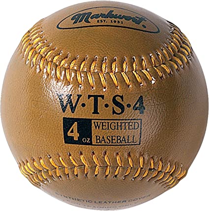 Markwort Weighted Leather Baseball WTS4 - 4 oz