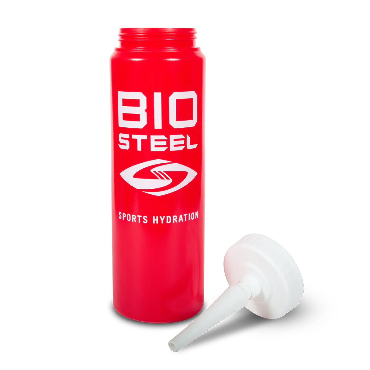 BIOSTEEL SPOUTED TEAM WATER BOTTLE 800ML H22