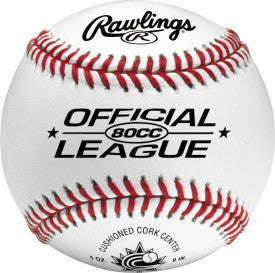 BASEBALL RAWLINGS 80CC  League Game Ball - Dozen