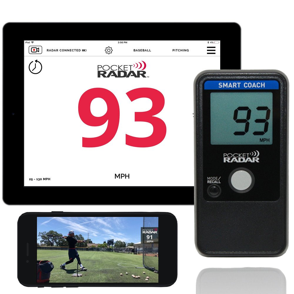 Pocket Radar Smart Coach/Bluetooth S23 *App Compatible Radar Gun