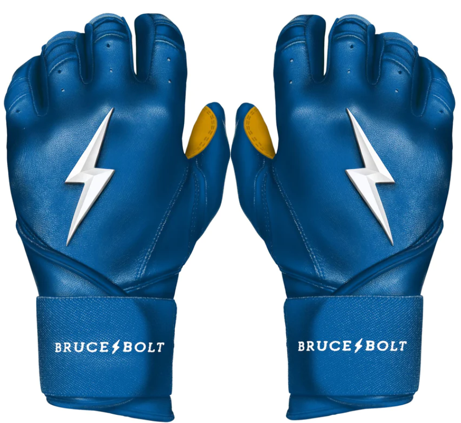 2024 Bruce Bolt Premium Pro Long Cuff Batting Gloves