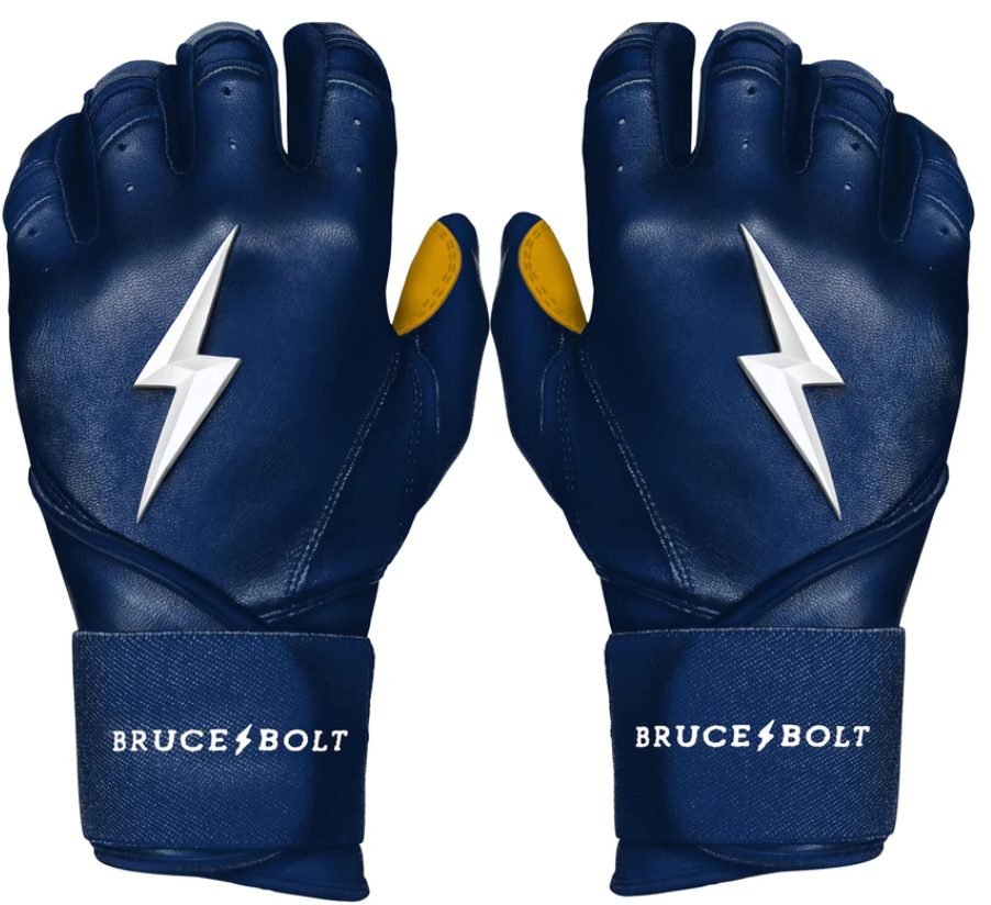 2024 Bruce Bolt Premium Pro Long Cuff Batting Gloves