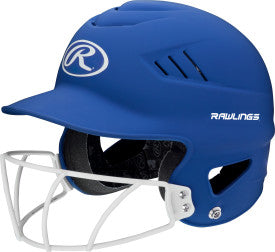 BAT HELMET RAWLINGS  COOLFLO W/ FACEGUARD- RCFHLFG- BS24