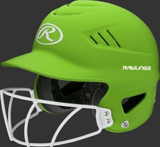 BAT HELMET RAWLINGS  COOLFLO W/ FACEGUARD- RCFHLFG- BS24