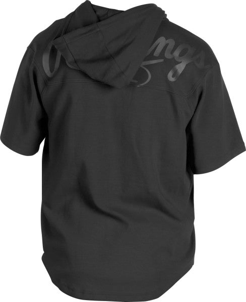 RAWLINGS AD GOLD COLL 1/4 ZIP SHORT SLEEVE HOOD (GCJJ) BS23