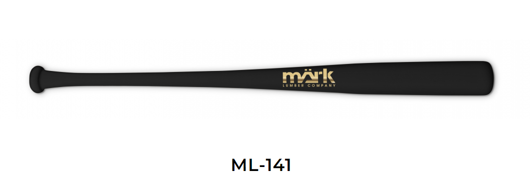 BB BAT MARK LUMBER ML-141 Matte BLK/BLK BS22