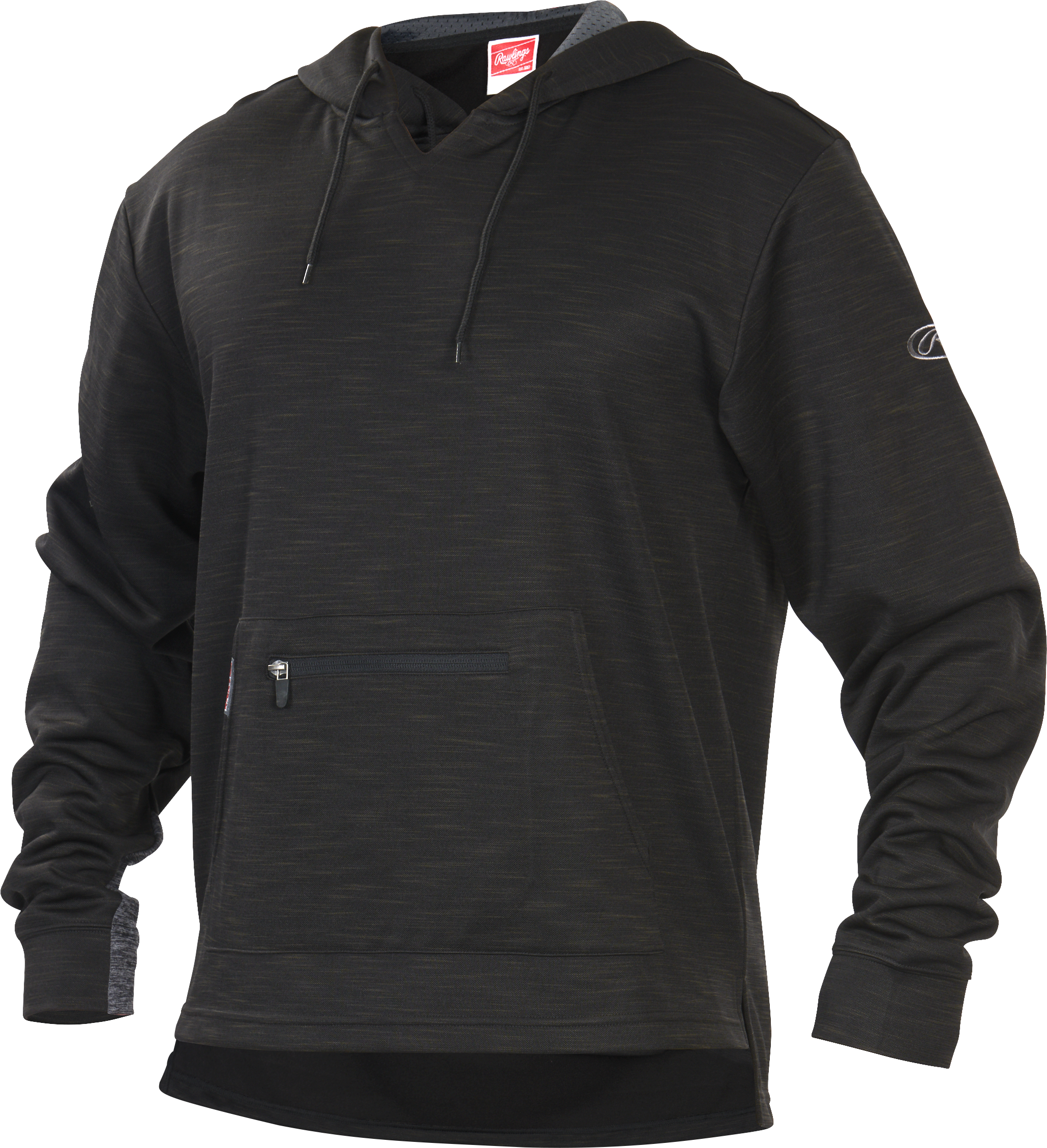 RAWLINGS PERF FLEECE HOODIE SR PFH2 BS23 BLACK S-88