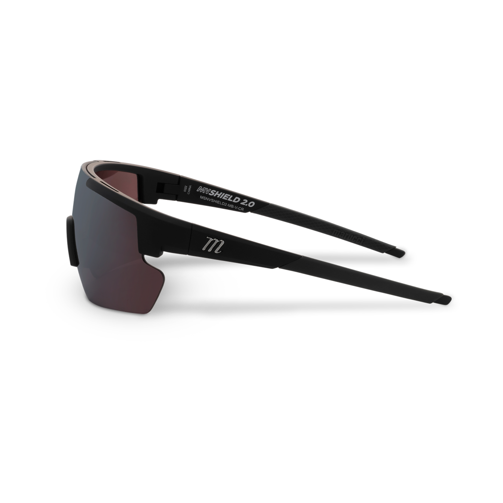 SUNGLASSES MARUCCI  SHIELD 2.0 MATTE Black /VIOLET BS23