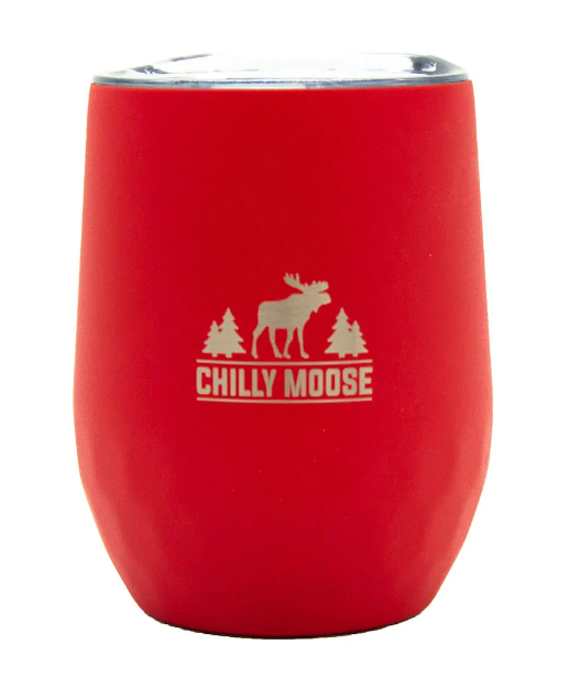 CHILLY MOOSE WINE TUMBLER 12OZ S23
